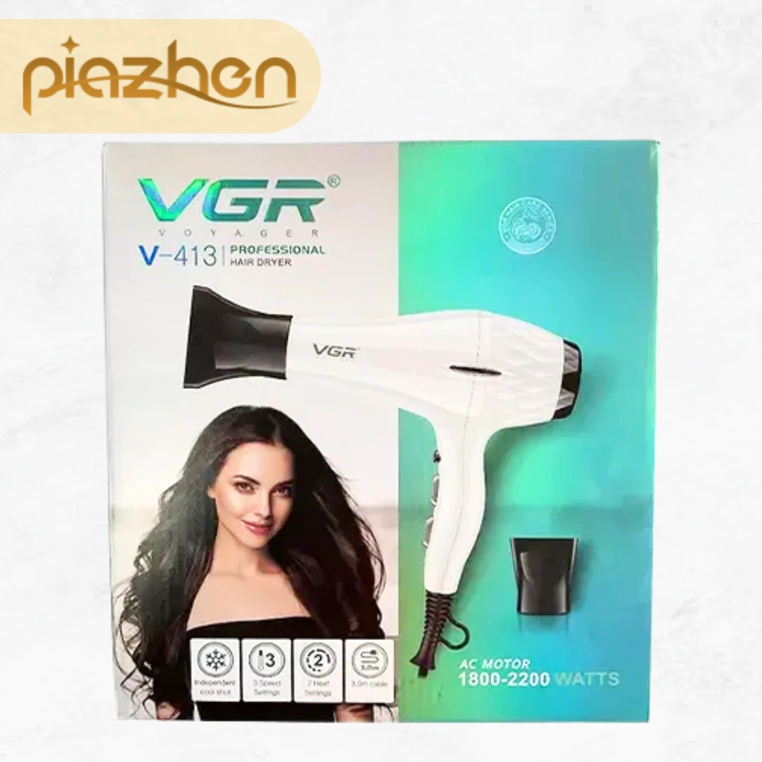 خرید سشوار حرفهای وی جی آر VGR مدل V-414 - فروشگاه پیاژن