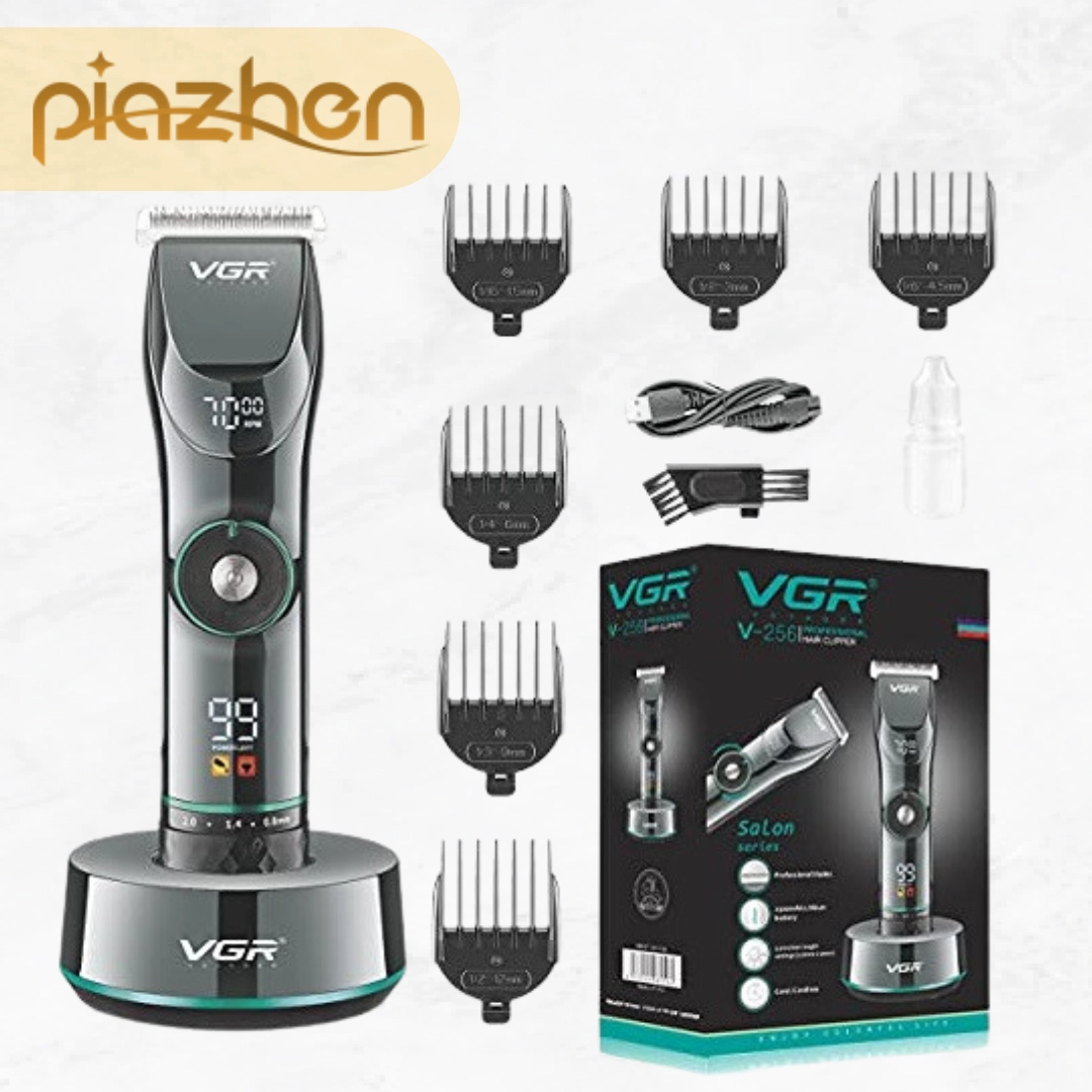 خرید ماشین اصلاح موی سر و صورت وی جی ار مدل V-256 - فروشگاه پیاژن