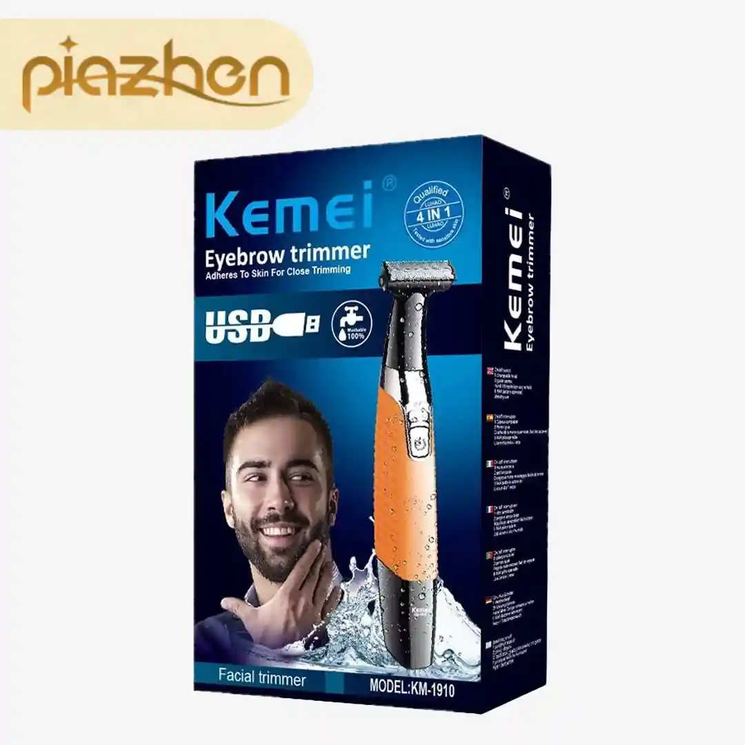ماشین اصلاح صورت و ابرو کیمی مدل KM-1910 + فروشگاه پیاژن