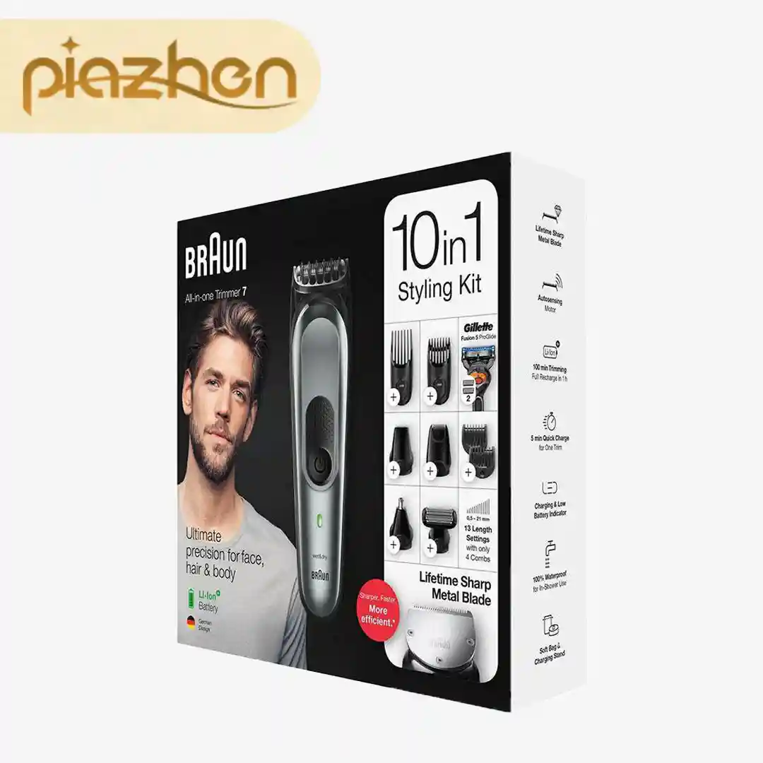ست ماشین اصلاح موی صورت و بدن براون مدل mgk7221 + فروشگاه پیاژن
