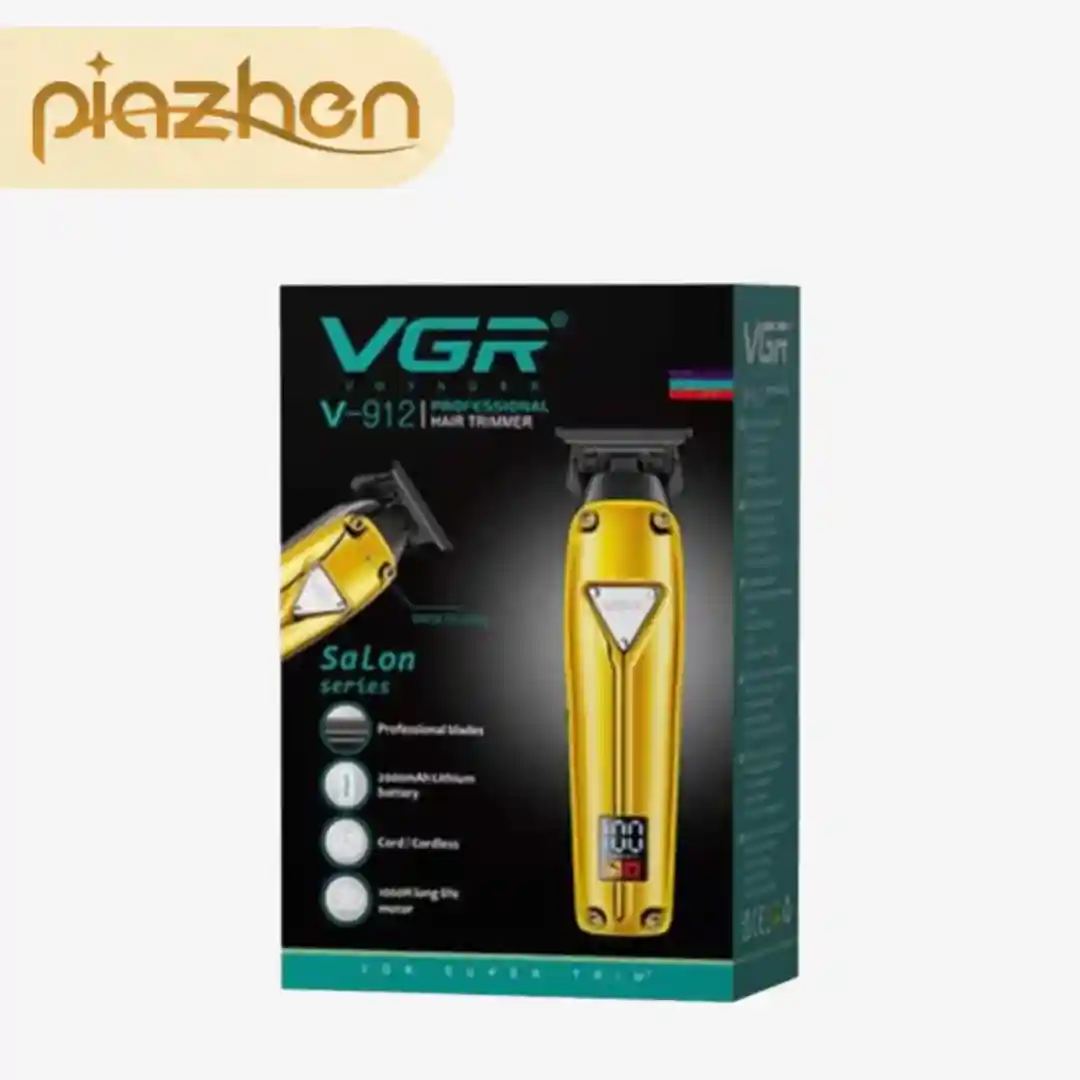 ماشین اصلاح موی سر و صورت وی جی ار مدل V-912 + فروشگاه پیاژن